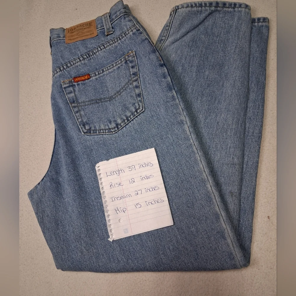 Jordache Relaxed Fit Blue Jeans - Picture 4 of 7